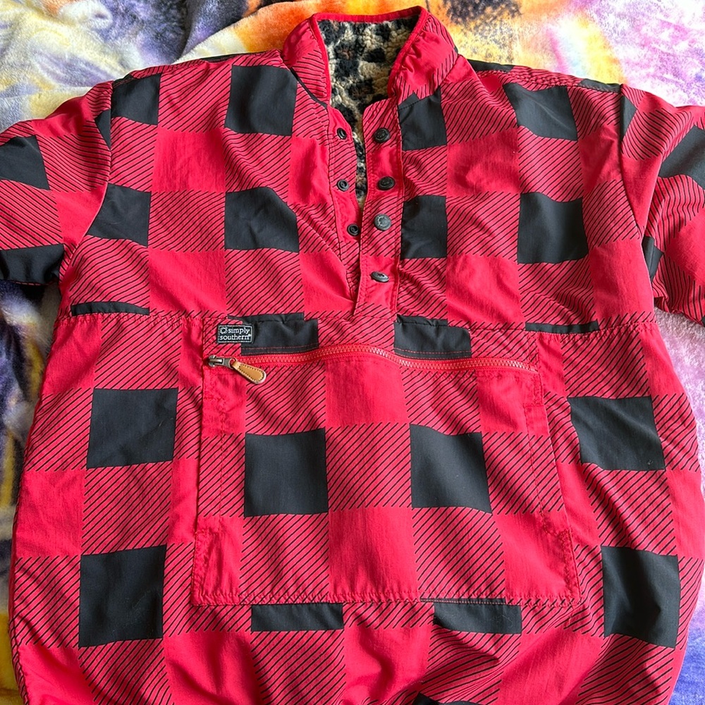Simply Southern Reversible Sherpa Jacket